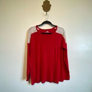 Soft “Boyfriend” Long Sleeve Blouse